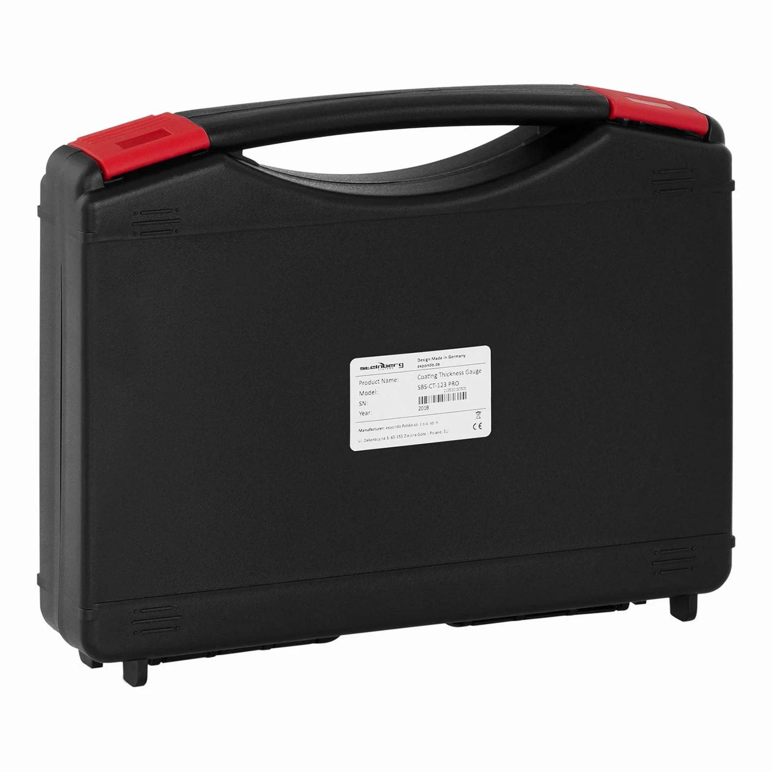 Steinberg Systems Schichtdickenmessgerät Lackschichtenmesser Lacktester SBS-CT-123 Pro (Messbereich 0-5.000 µm, Messgenauigkeit ±2% + 1 µm, Speicherkapazität 320 Messwerte, inkl. Koffer und Zubehör)