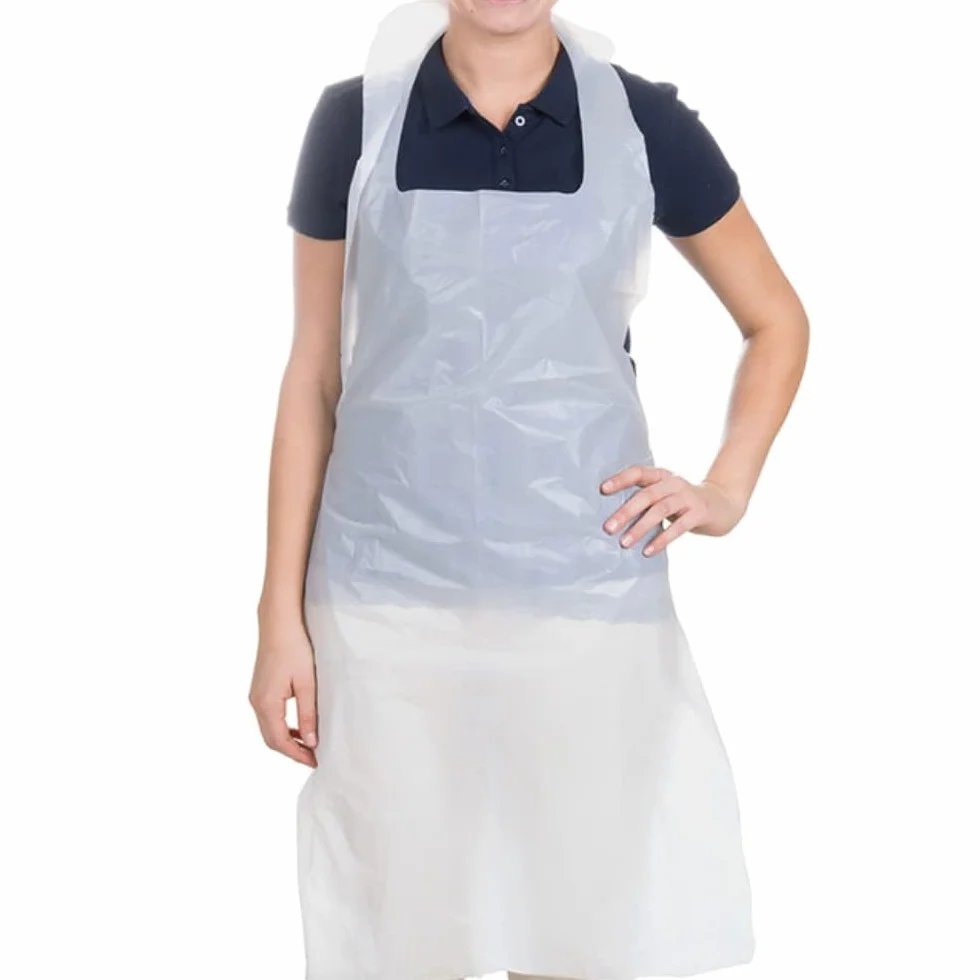 Osler & Walsh Premium-Einwegschürzen für Damen und Herren, 700 x 1170 mm, Polyethylen-Schürzen für Erwachsene, 16 Mikrometer, flach verpackt, Weiß, 1000 Stück