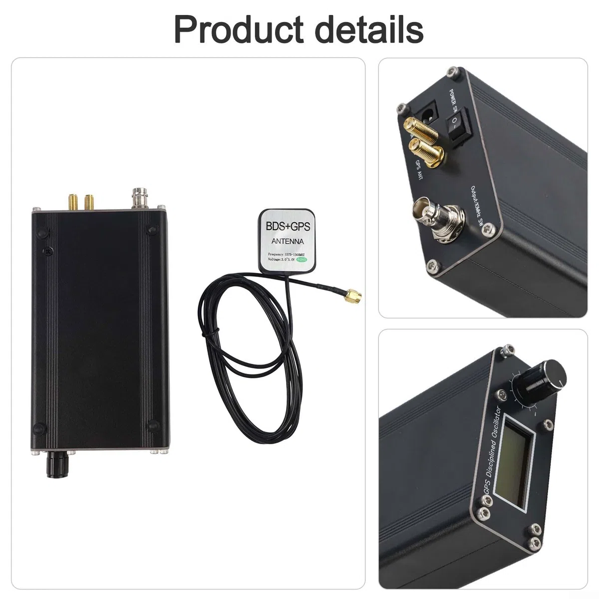 GPSDO Disziplinierter Oszillator 10MHz Signalgenerator mit GPS Taming, für ISOTEMP OCXO 143-141, NEO-6M Modul, 1PPS, Square Wave Output, für Preci