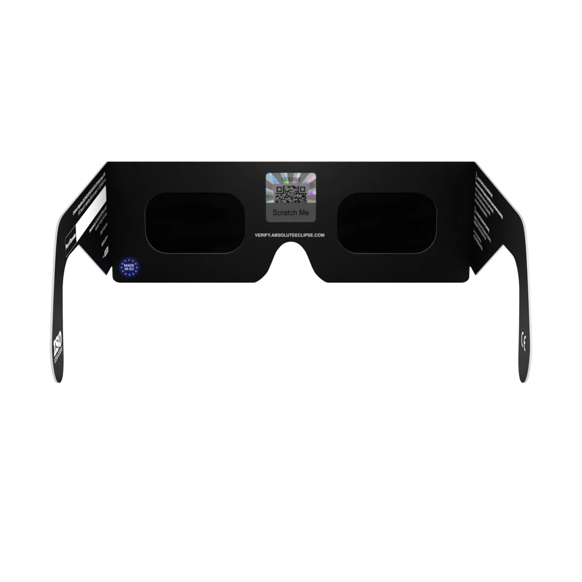 Absolute Eclipse Sonnenfinsternis Brille Astronomie 2026 zum Sehen der Sonnenfinsternis - ISO 12312-2 CE Zertifiziert - 50er Pack Veranstaltungen - Design Orbiter - EU Hersteller Anerkannt AAS