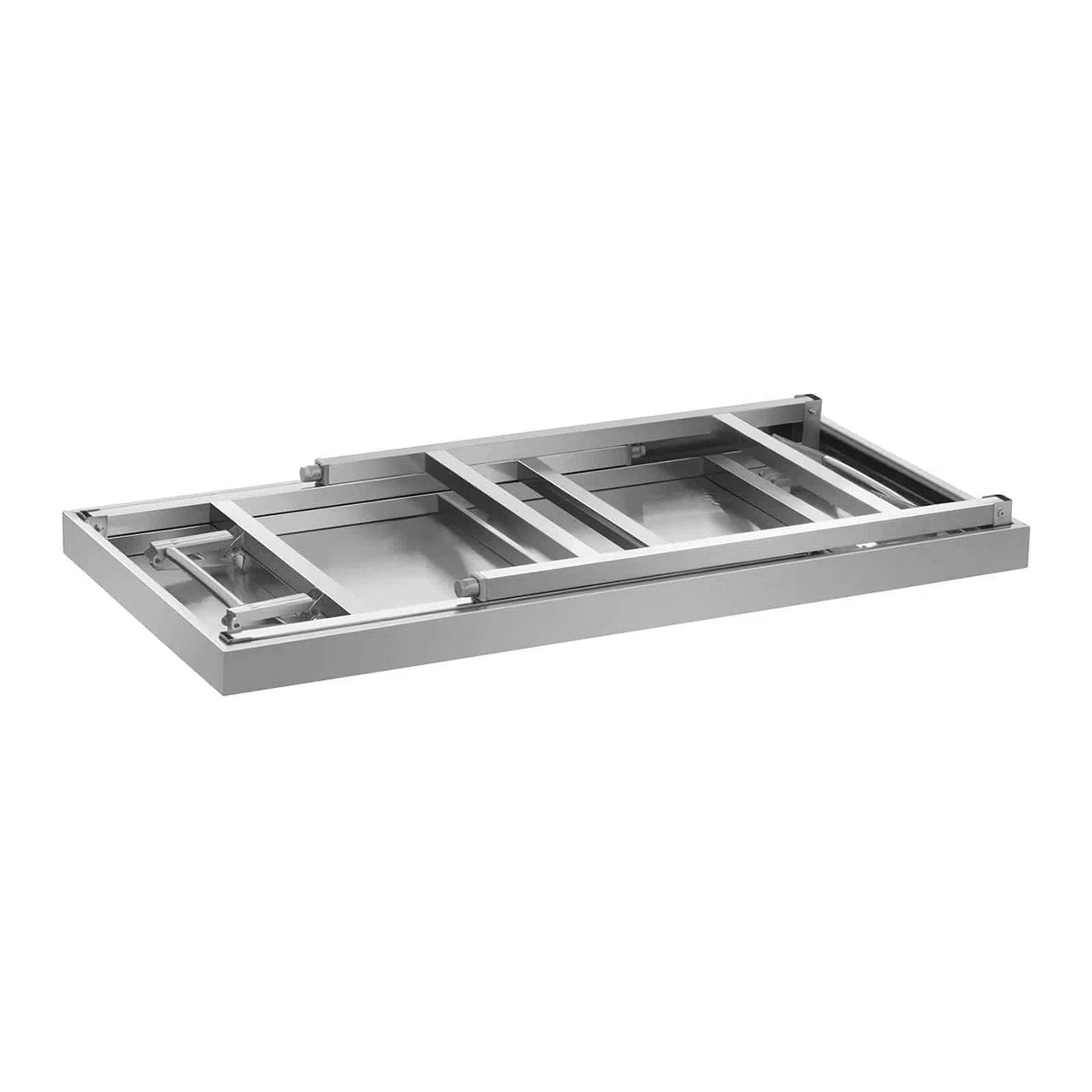 Royal Catering RCAT-180/60K Arbeitstisch klappbar 60 x 180 cm Edelstahl Tisch Küche Tragkraft 230 kg