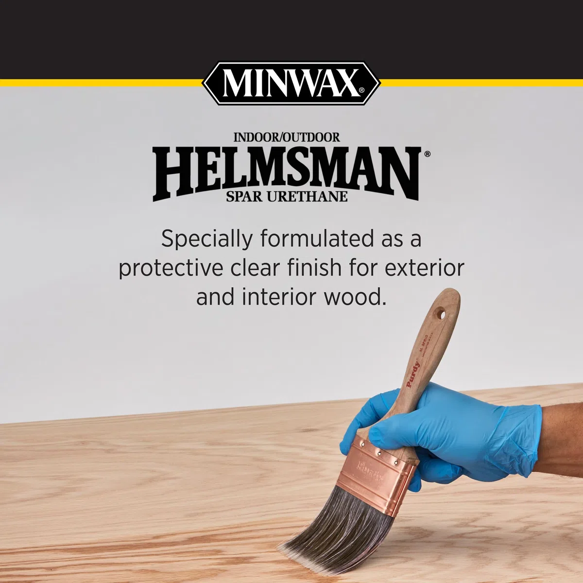 Minwax Helmsman Spar Urethan, Semi-Gloss Finish Int/Ext, Quart