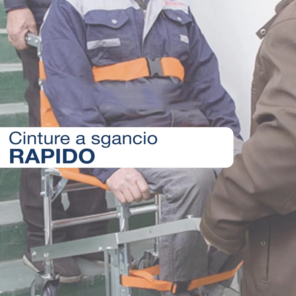 PVS - Tragbahre mit 2 Rädern, ideal für den Transport von Patienten an unwegsamen Orten, 34060