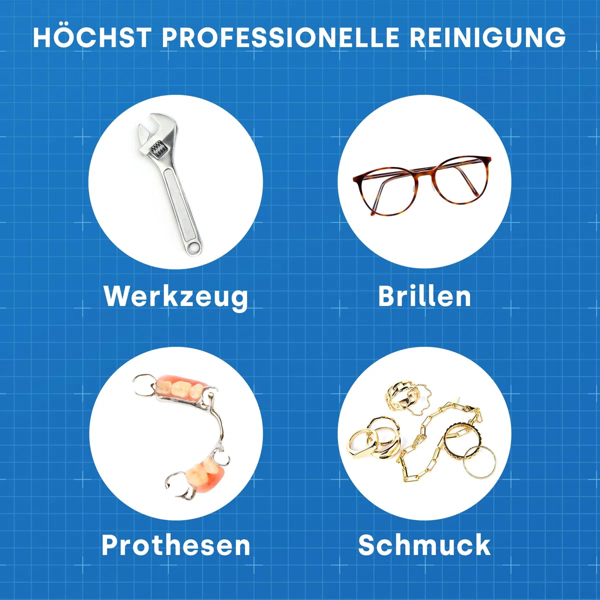 EMAG Ultraschallreiniger Emmi 30HC Plus – 3,2L Ultraschallreinigungsgerät mit Heizung & 4 Leistungsstufen – Profi-Reinigung für Brillen, Schmuck, Werkzeuge, Laborausrüstung & Platinen