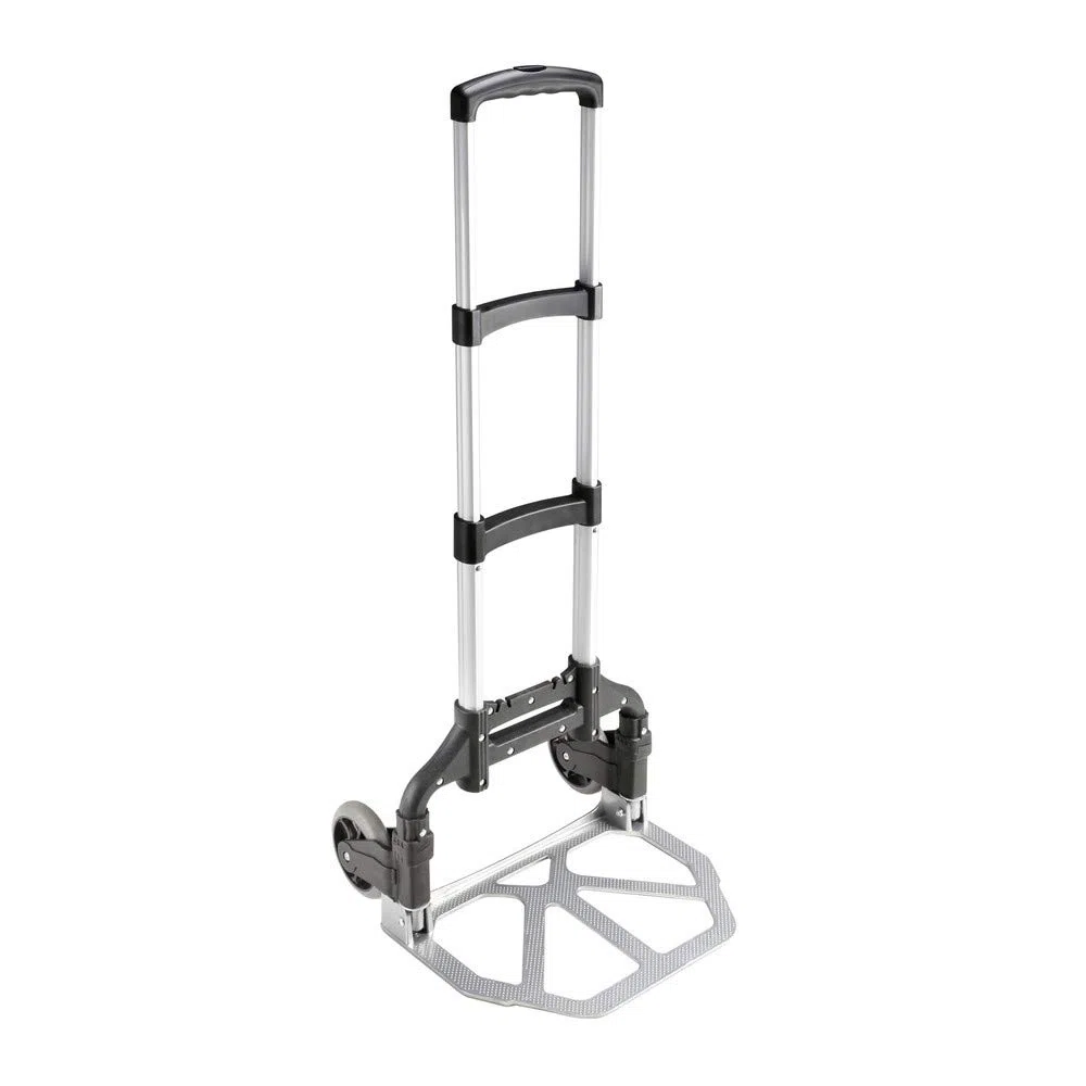 Adam Hall Accessories Porter - Zusammenklappbare Sackkarre mit verriegelbarem Ausziehgriff, AHPORTER, Silber Schwarz, 1000 mm