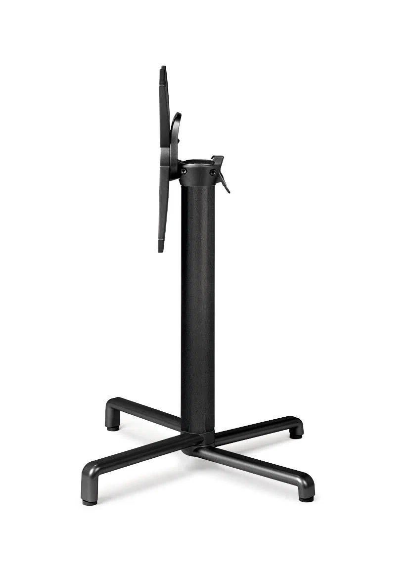 Nardi Stehtischgestell Tischbein Klappbar | Premium | PN5545/110 | Stehtisch | Aluminium | Höhe 107 cm | 6,7 kg | Standfläche 52x48 cm | max. Tischplattengröße 70x70 / Ø 70 cm