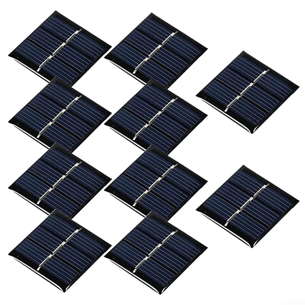 10er Set Mini Solarmodule 1 5V 60mA 0 09W zum Basteln und Experimentieren mit Solartechnik