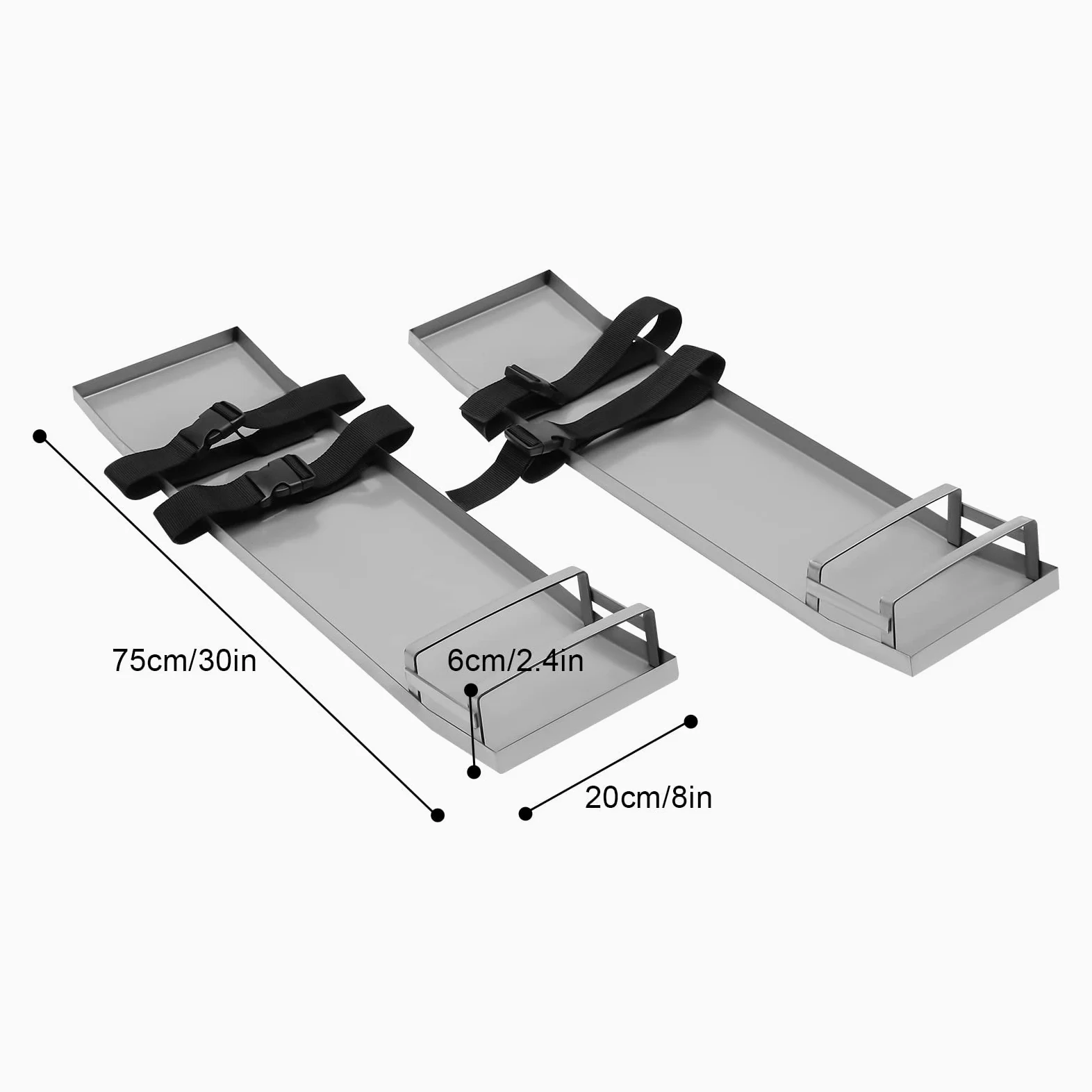 30"x8" Knieplatte ohne Polster – Rutschfeste Knieschützer für nassen Beton, Glättung & Verarbeitung, Industrie & Arbeitsschutz