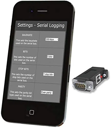AirDrive Serieller Logger - RS232 Datenrekorder mit WiFi-Technologie und 16MB Speicher