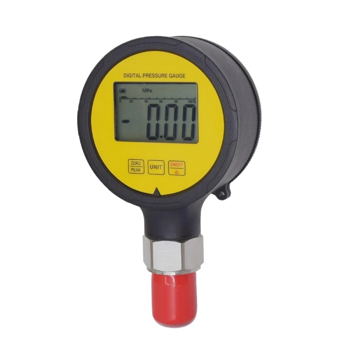 Präzisions-Digital-Manometer, 600 bar Hydraulik-Manometer-Kit G1/4 Genauigkeit 1% for Komatsu-Baggerkupplung(400cm Cable)