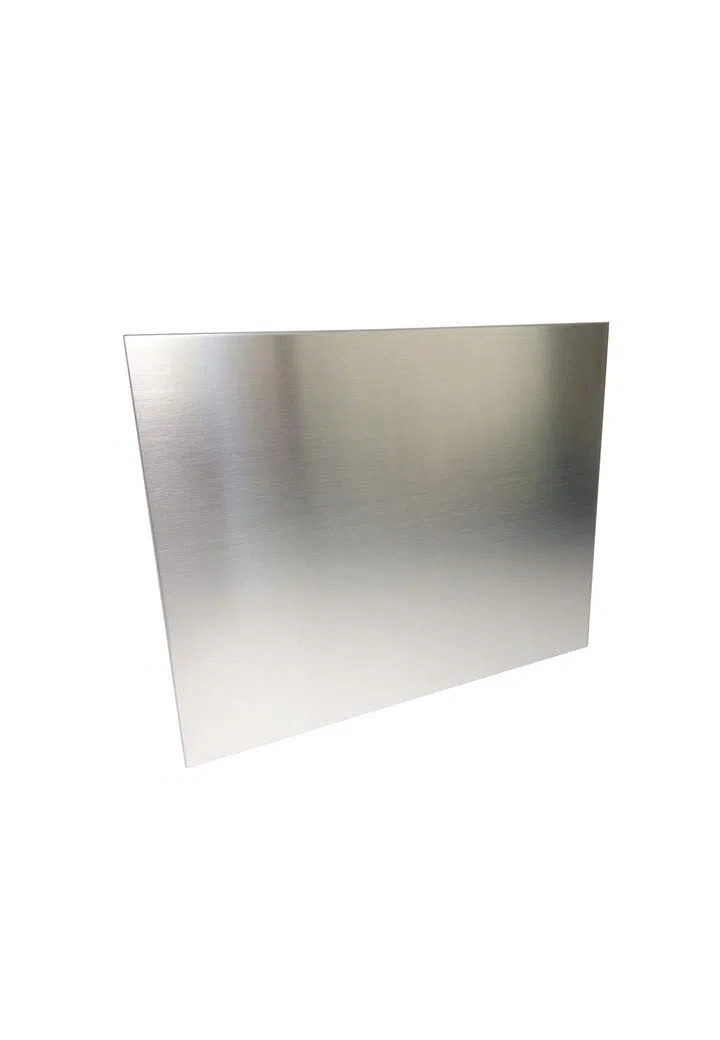 2mm Edelstahlblech eins. gebürstet 1.4301 - Länge 1000mm - Breite 900mm, Stärke 2mm
