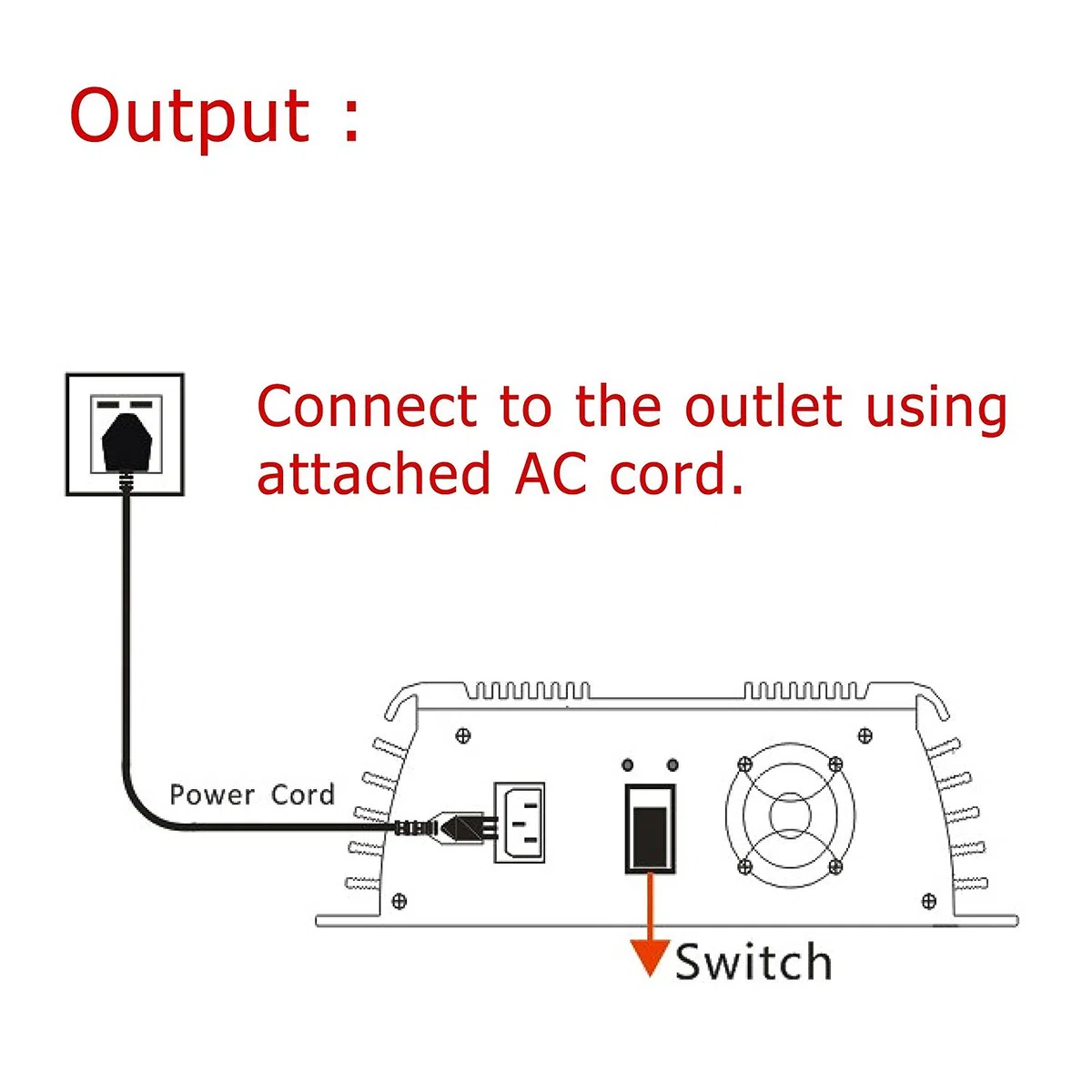 Y&H 1400W Grid Tie Inverter Wechselrichter stapelbar MPPT Reine Sinuswelle DC30-45V Solareingang für 24V 30V 36V PV Solarpanel.AC190V-260V Ausgang Reine Sinus Strom-Netz-gebunden
