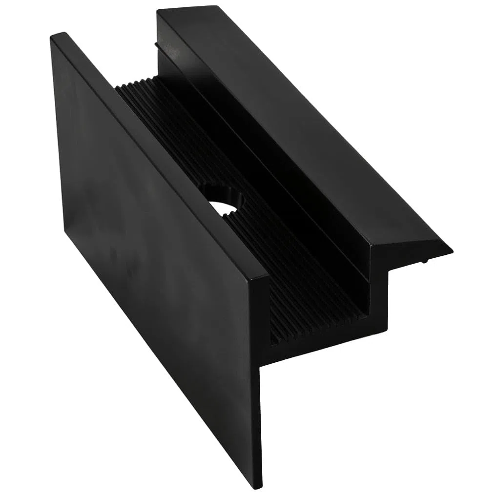 doitBau - 4x Umfangreiche Befestigungen für Solarmodule | PV-Endklemme 30mm in Schwarz | Befestigungen für Solarmodule | Solarmodul Halterung 30 mm | Modulklemmen Solar | Endklemmen 30mm Schwarz