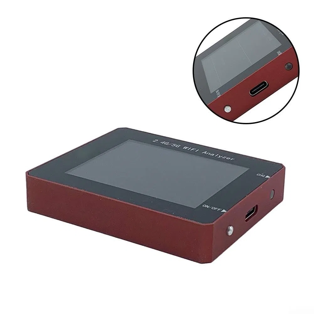 2,4 G 5 G WiFi-Analysegerät – Tragbarer Signalscanner für Netzwerkoptimierung und Testen (CNC)