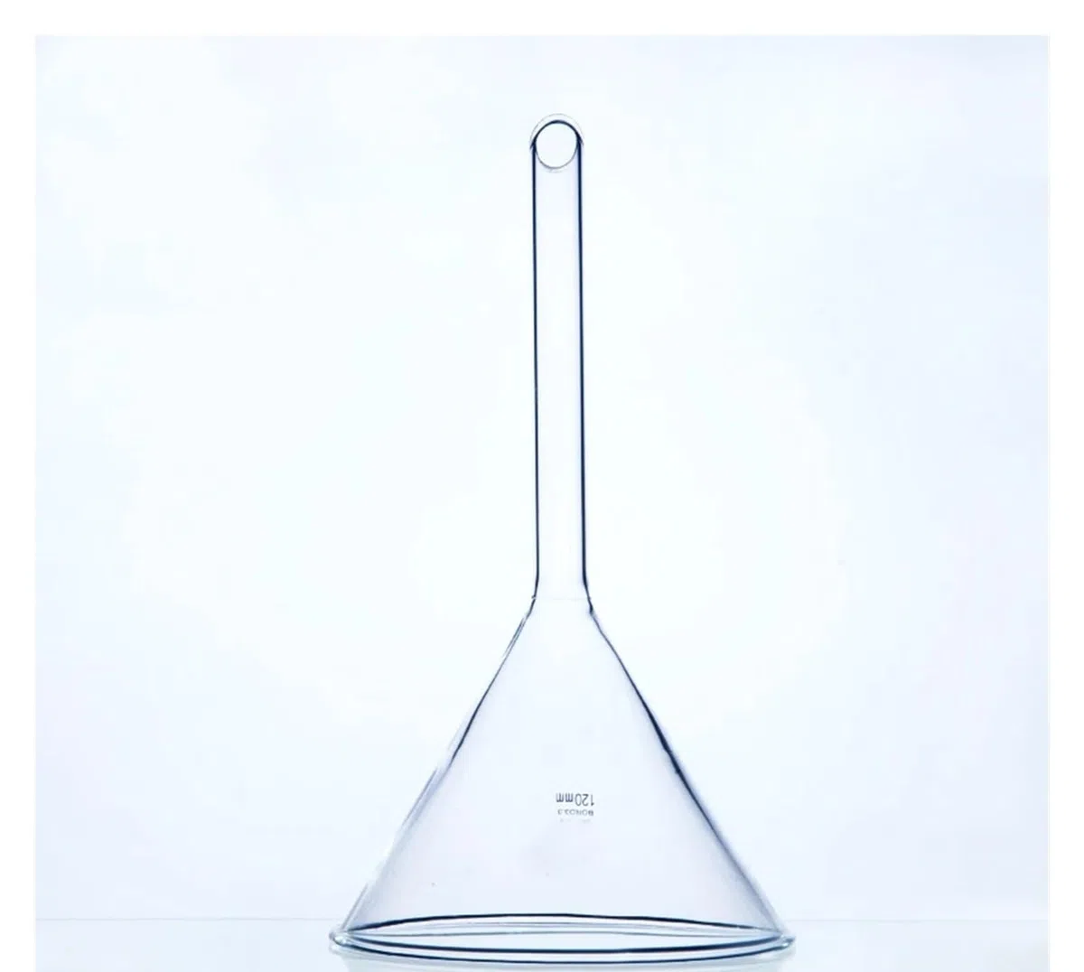 10 Stück/Packung Labor-Dreiecksglas-Trichter, dicker Borosilikatglas-Trichter, Laborausrüstung(90mm)