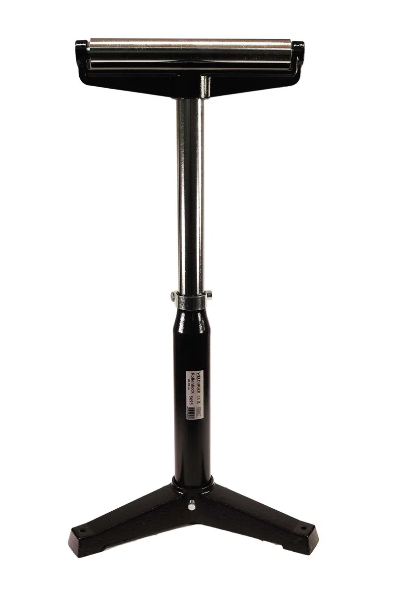 WELDINGER Rollenständer höhenverstellbar von 580-970 mm Rollenbock Arbeitsbock massiver Ständer aus Guss