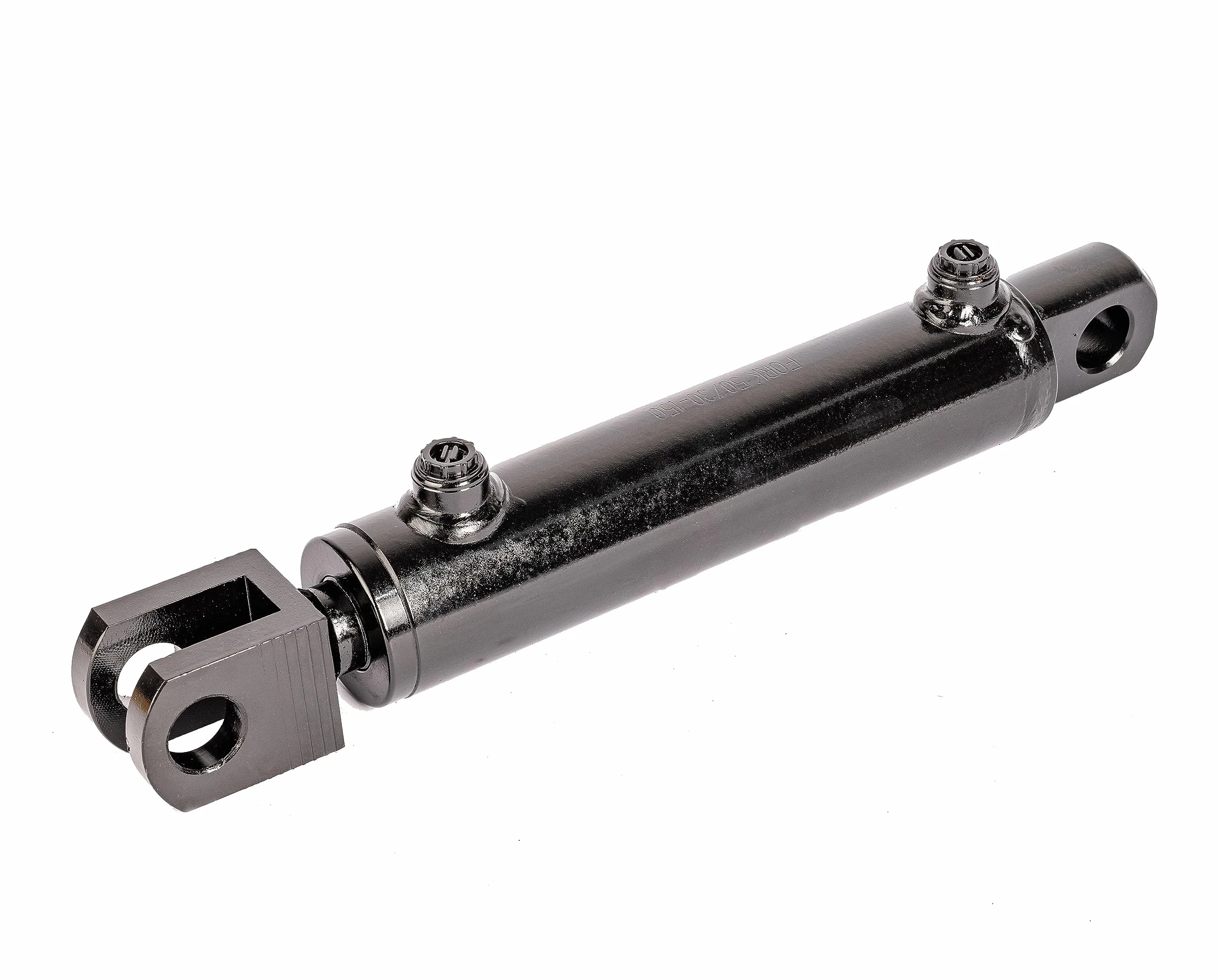 Hydraulik-Zylinder doppelwirkend 50/30 versch mit Gabeln Hub 100 mm Bis 500 mm (50/30-200)