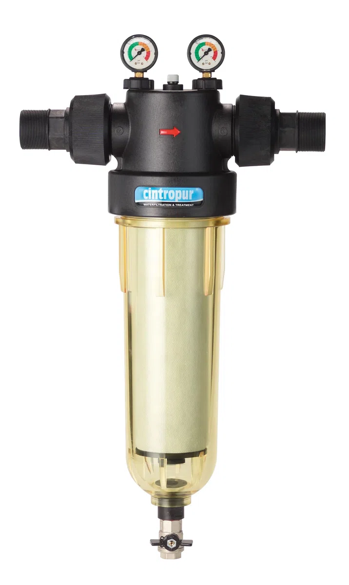 Wasserfiltergehäuse Cintropur Filtergehäuse NW400 Wasseranschluss 1 1/2" AG Hauswasserfilter Wasserfilter Industriefilter