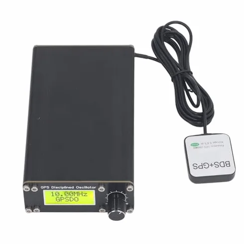 Tragbarer GPS-Oszillator GPSDO-Takt OCXO 10 MHz Rechteckwellenausgang DC12V für Instrumente