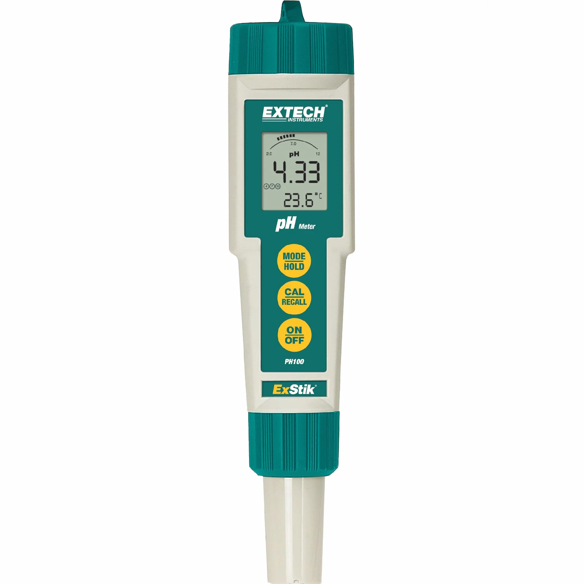 Extech Wasserdichtes pH-Messgerät, 1 Stück, PH100