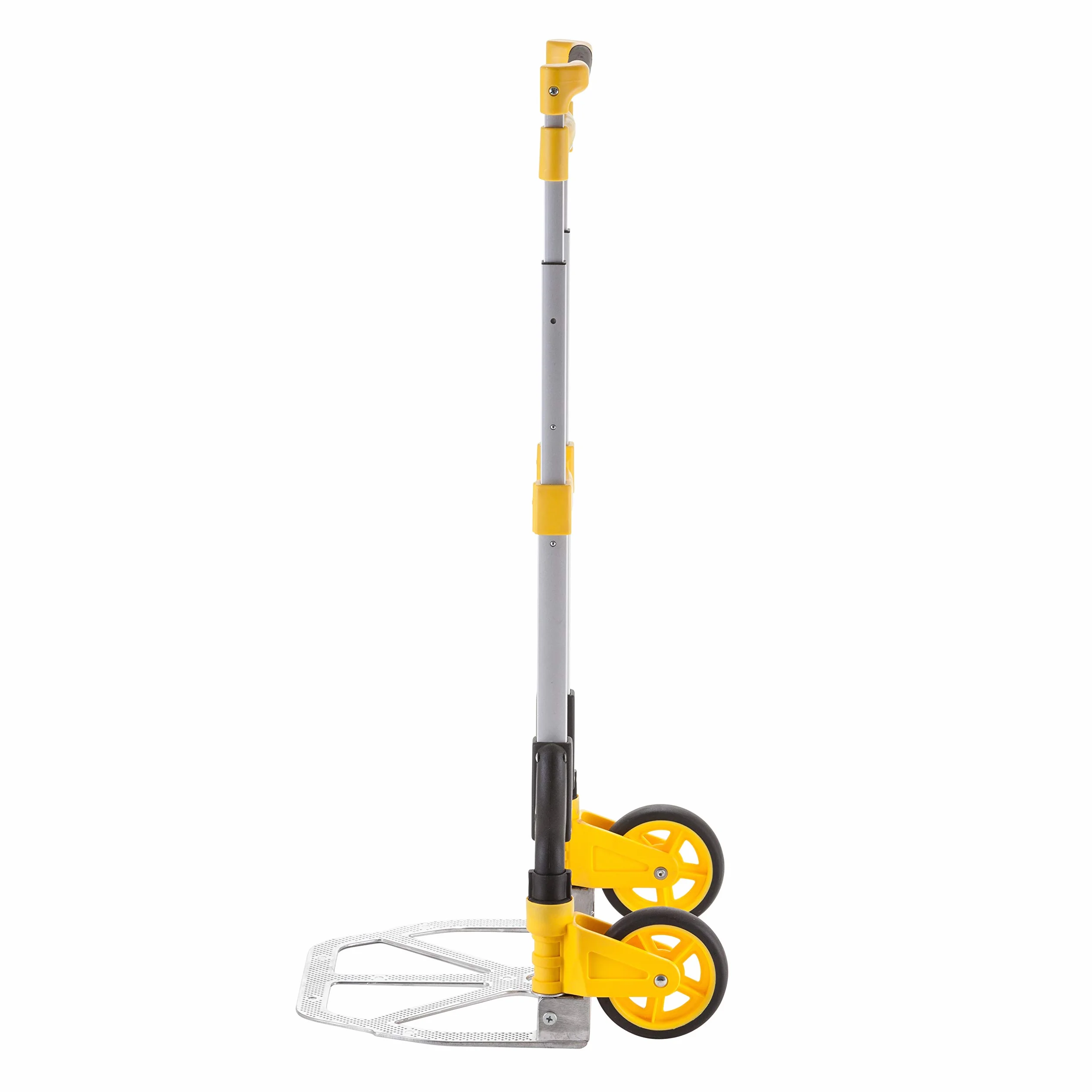 STANLEY klappbare Sackkarre, Tragkraft 70Kg, SXWTD-FT516, Abmessungen Ladefläche 39x28cm, inklusive elastischem Spanngurt, platzsparend verstaubar, Anti-Rutsch Platte