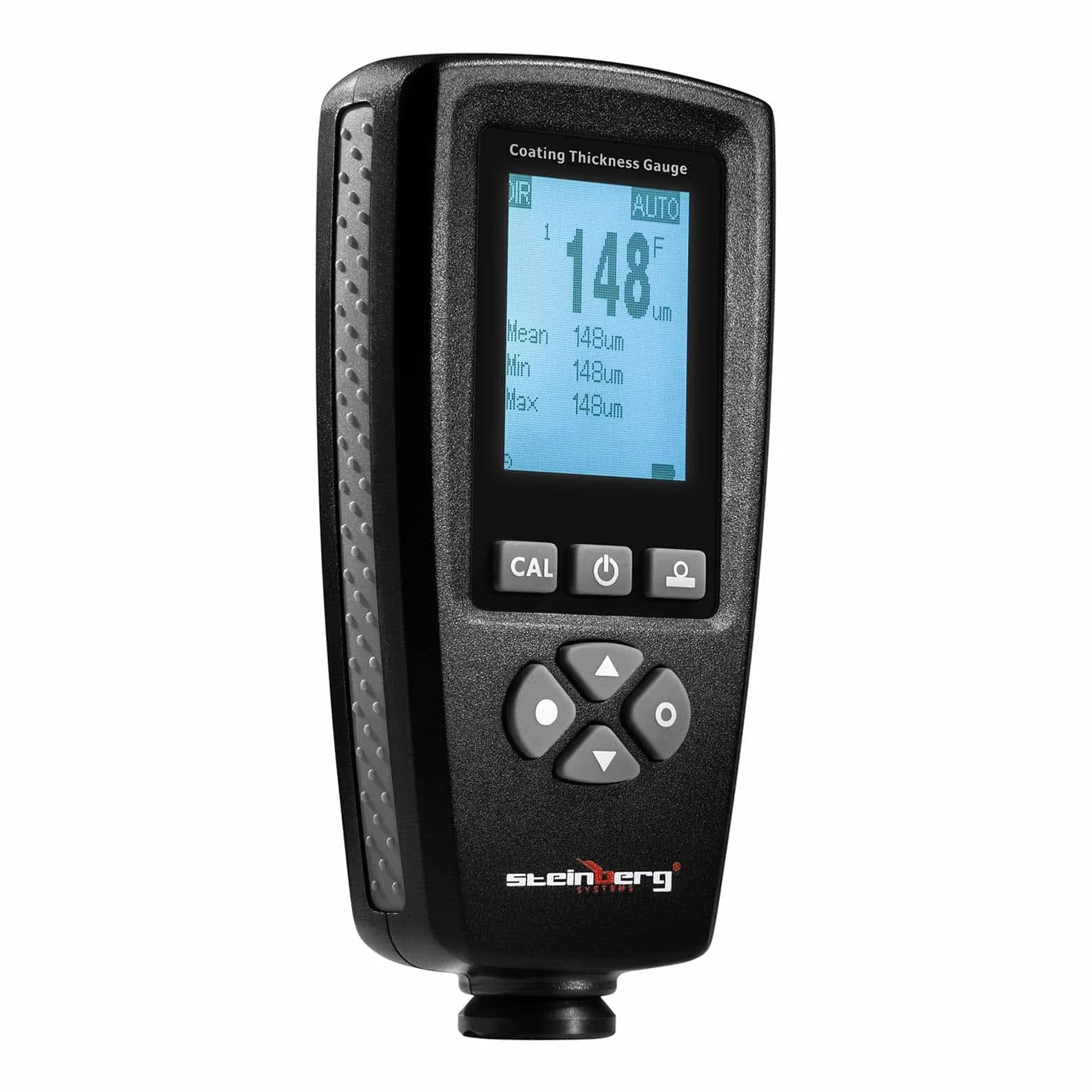 Steinberg Systems Schichtdickenmessgerät Lackschichtenmesser Lacktester SBS-CT-123 Pro (Messbereich 0-5.000 µm, Messgenauigkeit ±2% + 1 µm, Speicherkapazität 320 Messwerte, inkl. Koffer und Zubehör)