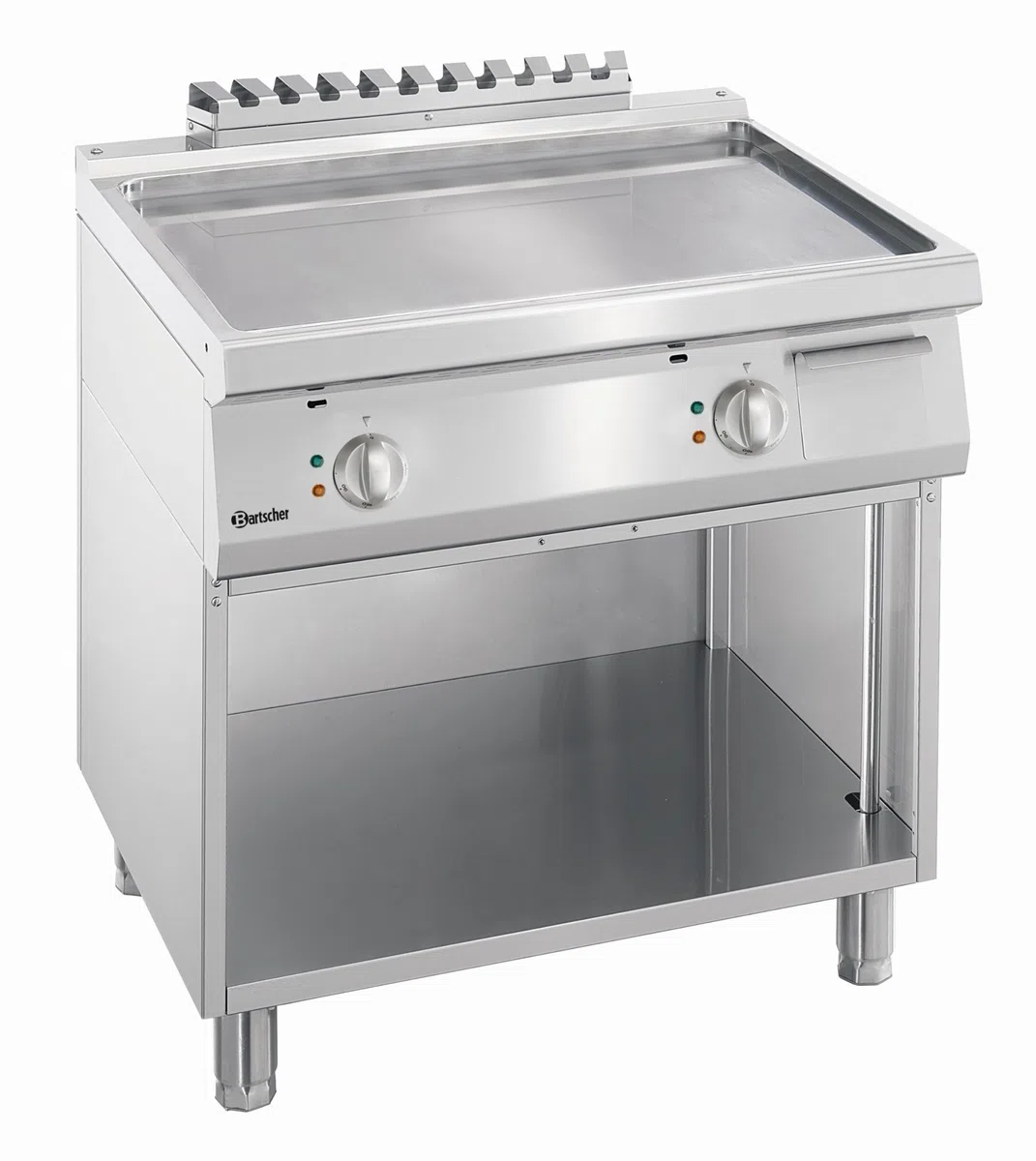 Bartscher Elektro-Grillplatte 700 glatt 800x700 Gastronomiebedarf