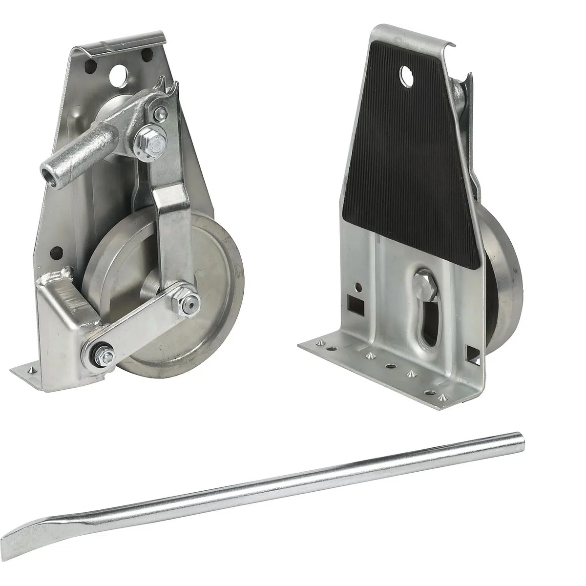 Stahlheber, 2er-Set - 1 Tonne Tragfähigkeit, 33 mm Hebehöhe
