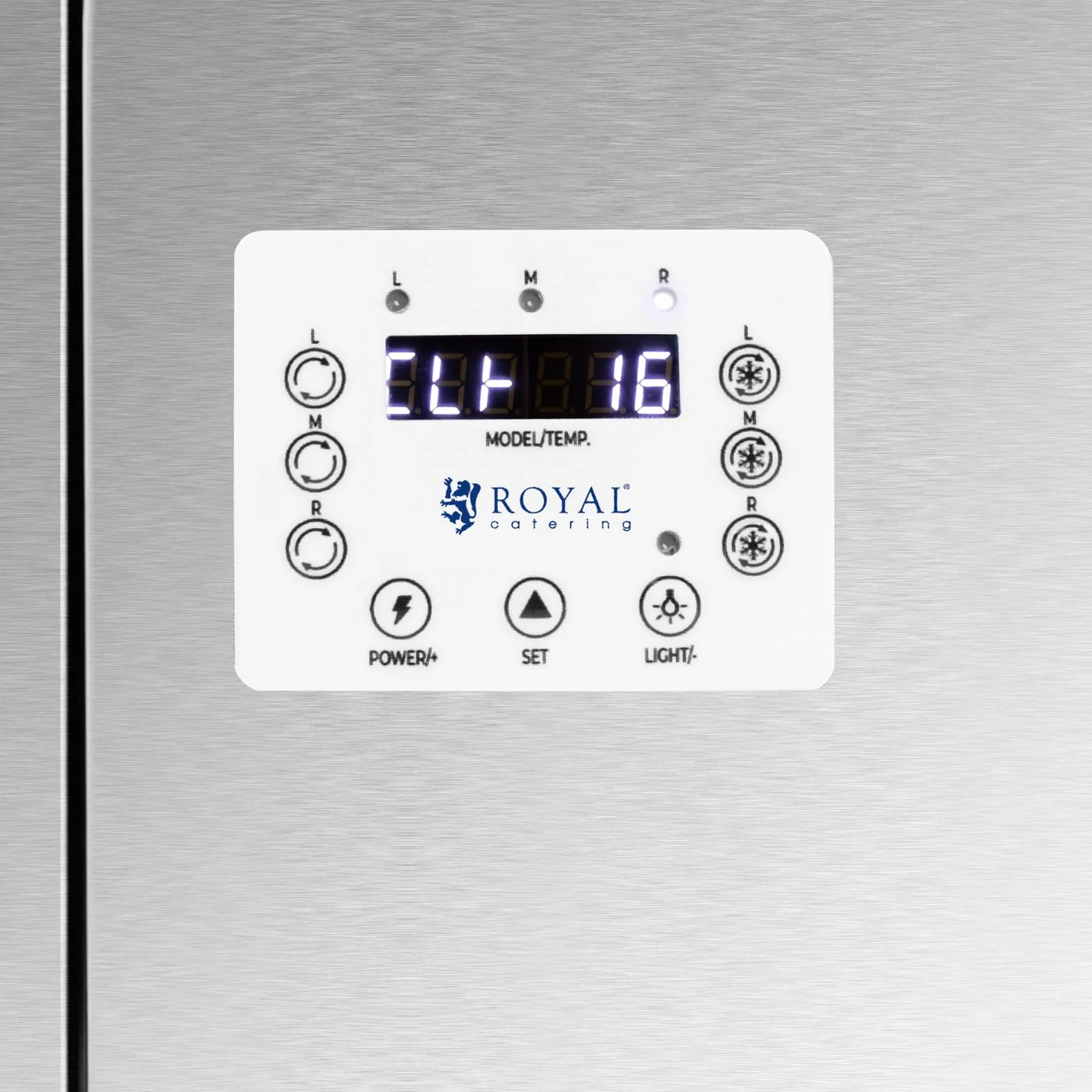 Royal Catering RCSL 2/12A Slush-Maschine mit Beleuchtung 680 W 2 x 14 l digitales Bedienfeld Slush-Eismaschine Slushy Maker Slush Ice Maschine