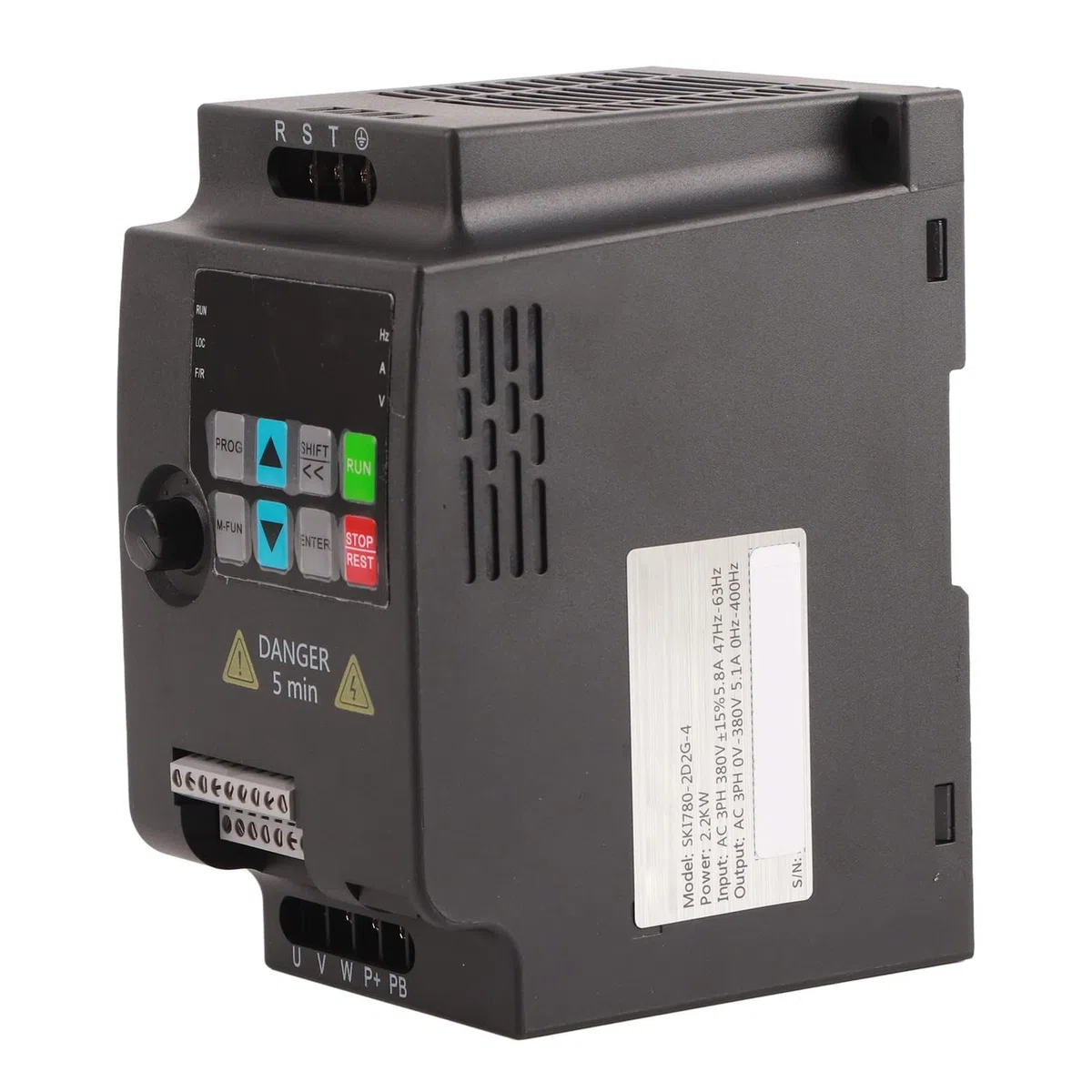 380 V 2.2kw Mini VFD Frequenzumrichter 3 phasen-Wechselstrom Wechselrichter für 3 phasen Drehstrommotoren SKI780