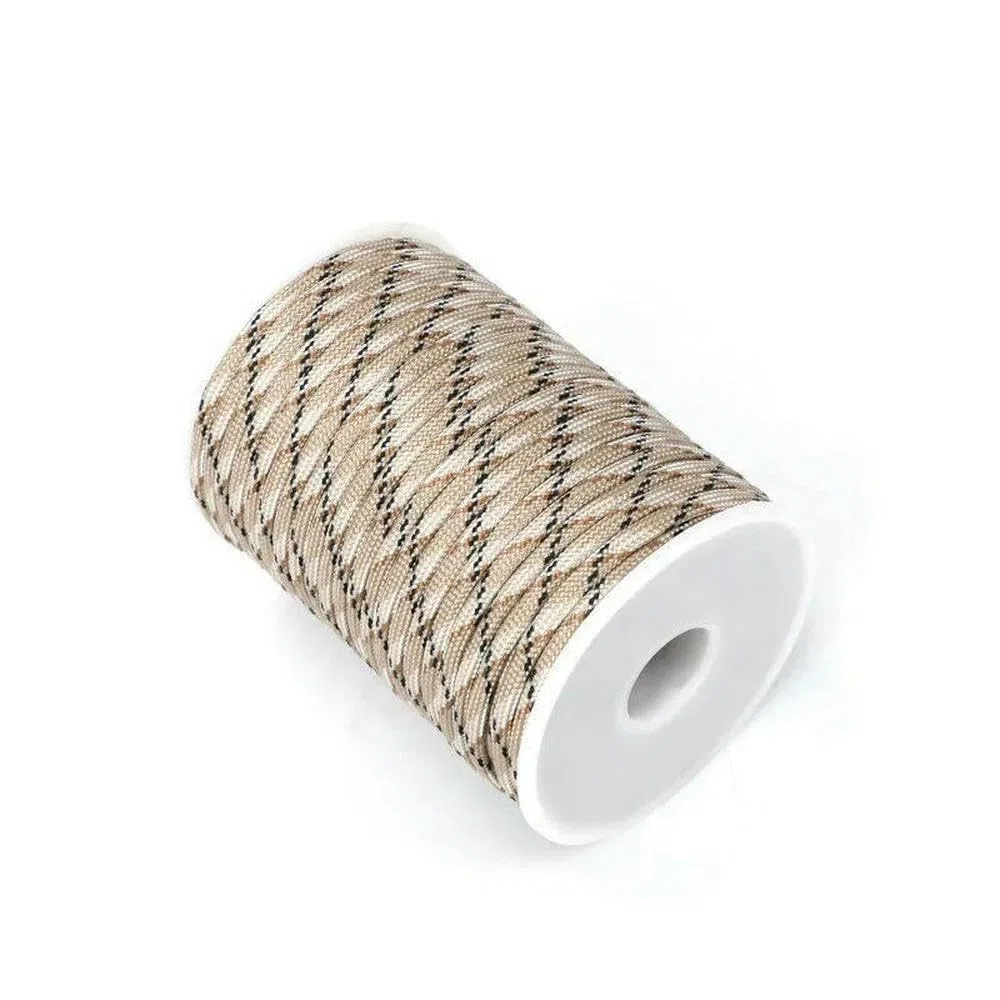 Abschleppseil, 7-Kern 550 Paracord 4mm Fallschirmschnur 30M-100M Outdoor Camping Survival Seil Kit(03,100M)