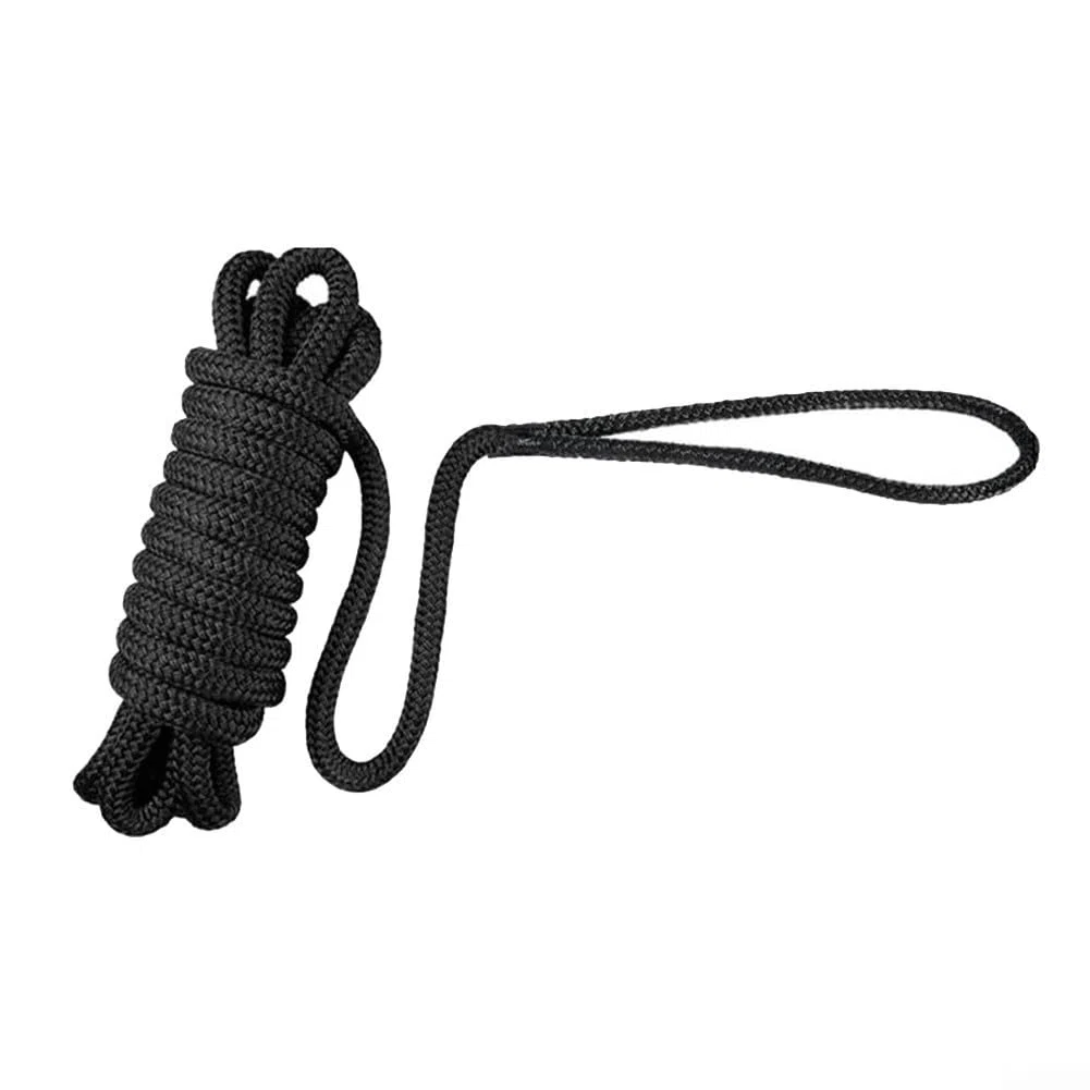 Starke Bootsanleinen Festmacher Seil für doppelt geflochtenes Nylon für Kotflügel und Ankerleine Takelage mit professionellen geschlagenen Augen und hitzeversiegelten Enden (1,6 cm)
