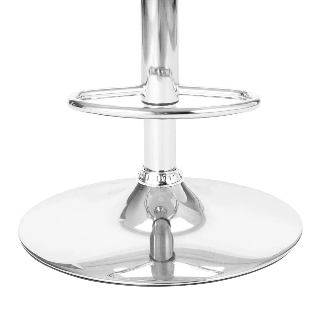 vidaXL Barstuhl Höhenverstellbar Tresenhocker Barhocker Küchenhocker Thekenhocker Tresenstuhl Bistrohocker Bar Stuhl Hocker Weiß Kunstleder