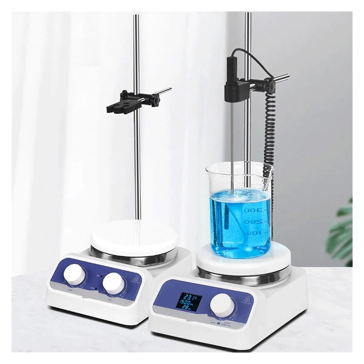 Laborheizung Magnetrührer Heizplatte Laborrührer Digitalanzeige Thermostatmischer Laborausrüstung 1L 5L 1500rpm(SP-280H)