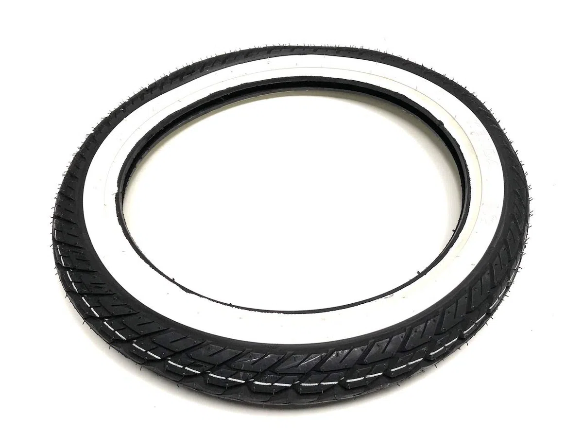 Streetparts24 Weißwand Reifen + Schlauch Set 2.75-17 Zoll passend für Kreidler Florett RS RMC – K418