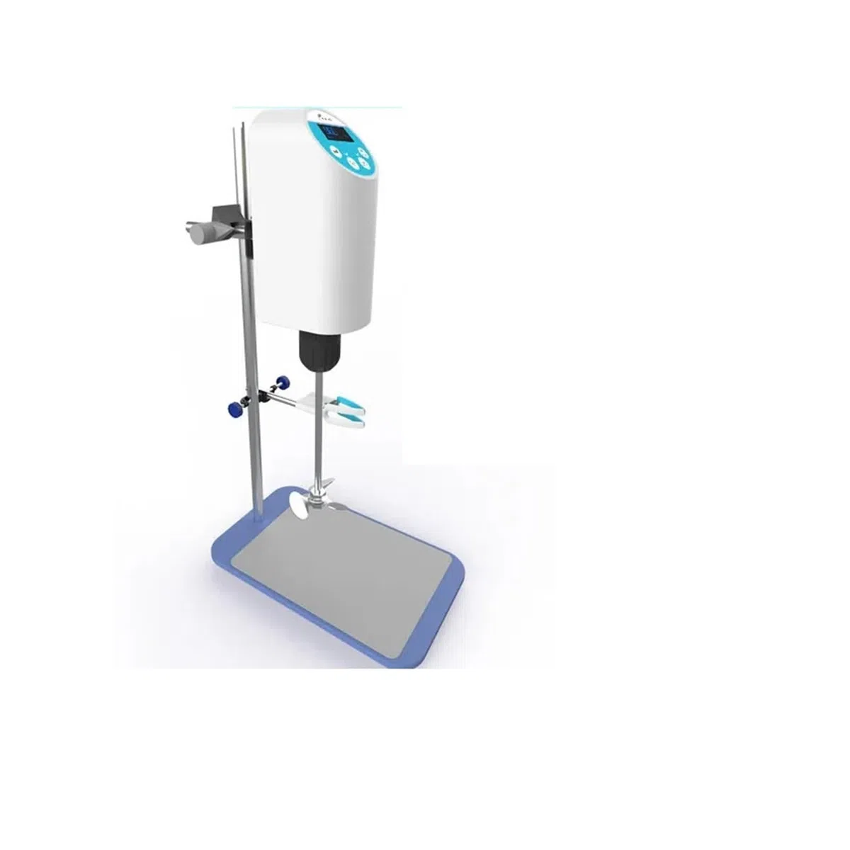 Viskosimeter, 110 V bis 220 Laborrührer, elektrischer Rührer, Digitalanzeige, Labormischer, Laborausrüstung, maximale Rührkapazität: 20 l(OSC-10L(LCD),EU plug)