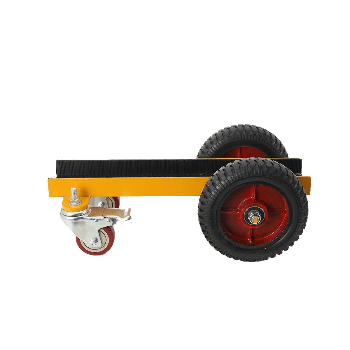 LALABU Plattenwagen, Plattentransporter mit 4 Rädern, 500 kg Tragfähigkeit, Transportwagen, Plattenkarre für Stahlplatten/Matratzen/Türen/Trockenbauplatten