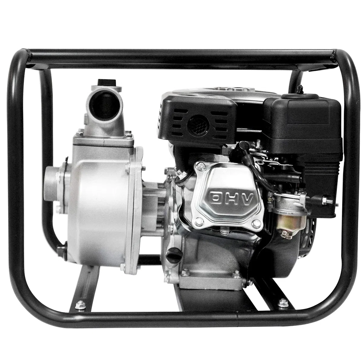 YERD Garten-Wasserpumpe mit 2" Zoll Anschluss, TKB50, 5,5 PS 4-Takt | OHV Motor, 30.000 l/h Födermenge, 30m Förderhöhe, Schlauchanschlüsse 2“