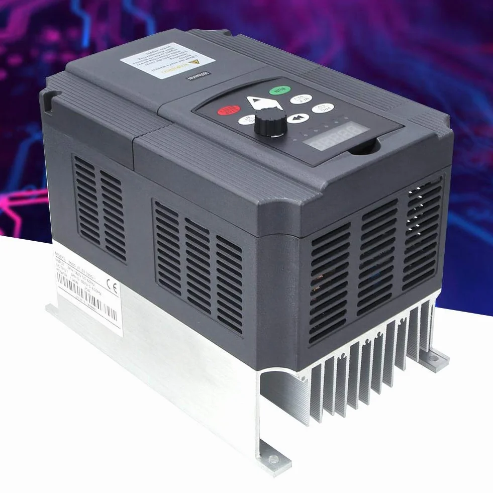 9000-3T-01100G Frequenzumrichter, 11 kW 380 V AC VFD-Wechselrichter, 3-Phasen-Universal-Mini-Frequenzumrichter Eingebauter PID-Regler