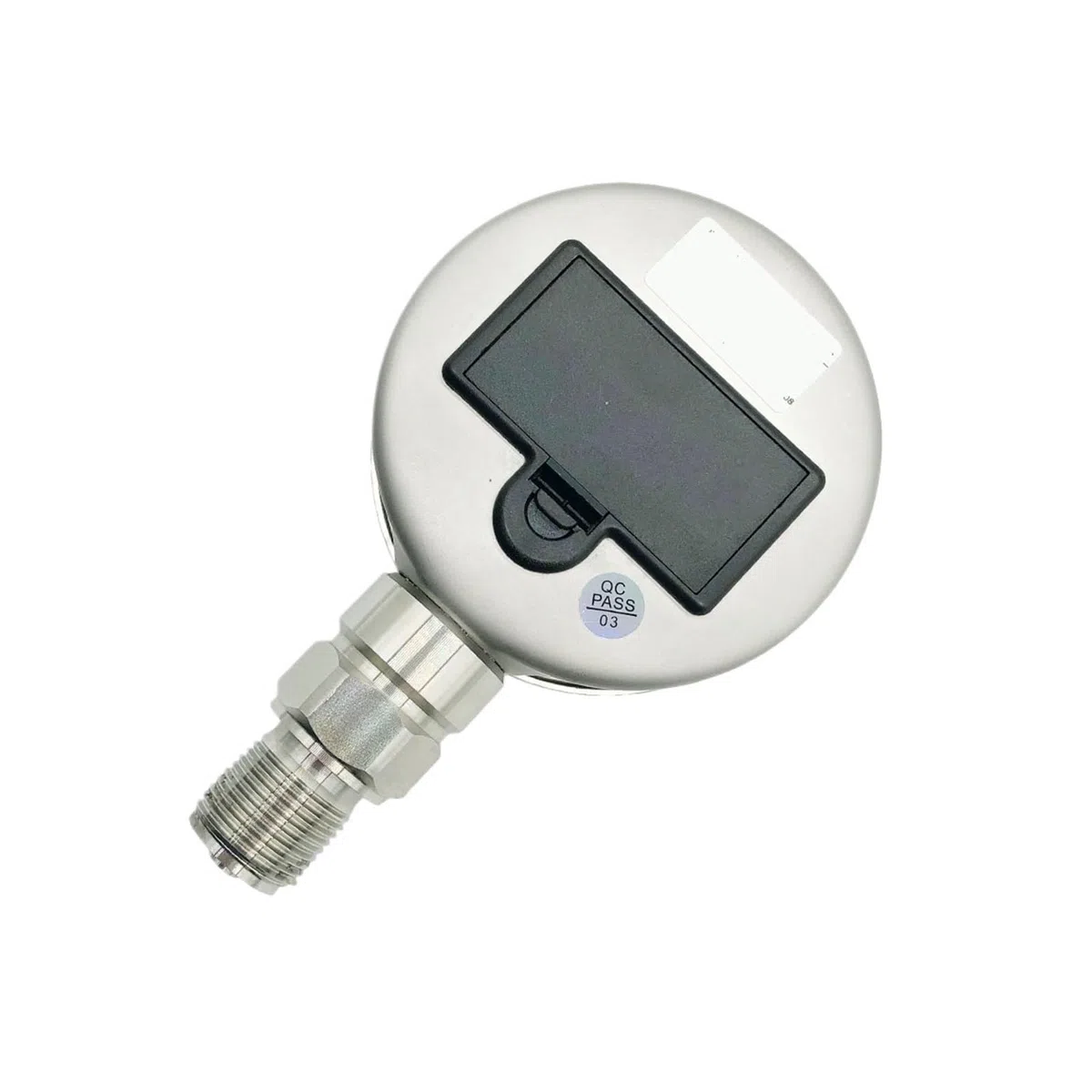 Digitales Manometer, 83 mm Durchmesser, Edelstahl-Manometer mit LCD-Display for hydraulische pneumatische Rohrleitungen(0-1Mpa)