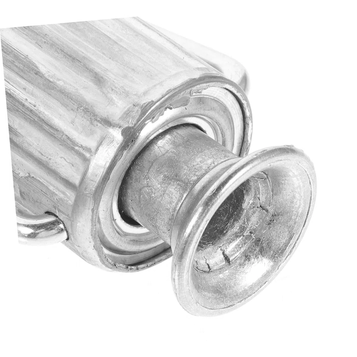 Wäscheleinenspanner aus Aluminium für Standard Wäscheleinen | Silberfarben, mit Feder und Kugellager, Durchhang bei Festen Leinen, 4 Stück für Haushalt