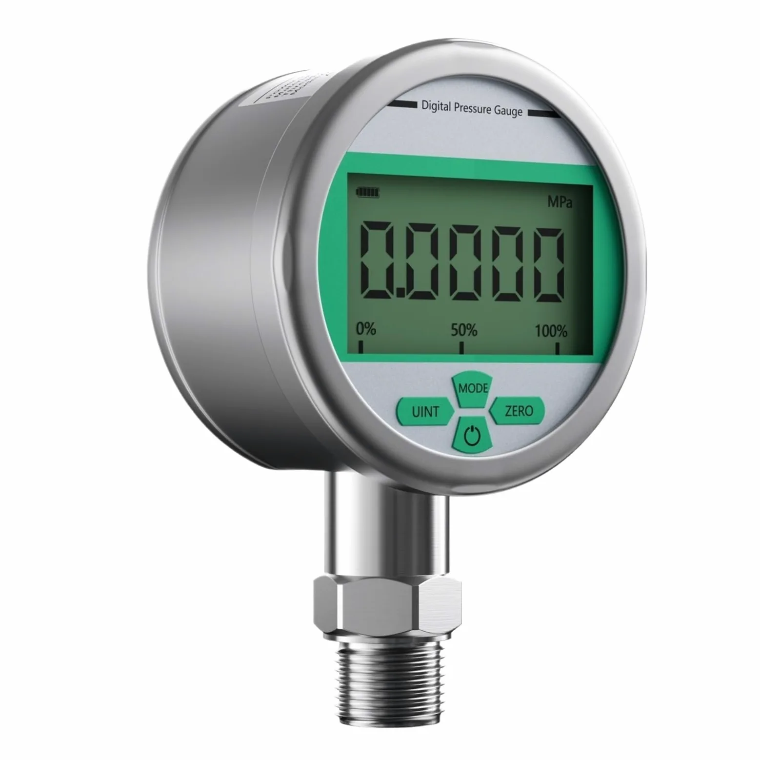 Digitales Manometer, 80 mm Industrie-Manometer, 0,2% Genauigkeit, Luft-Öl-Druck-Flüssigkeitsmesswerkzeug(0-6Mpa)