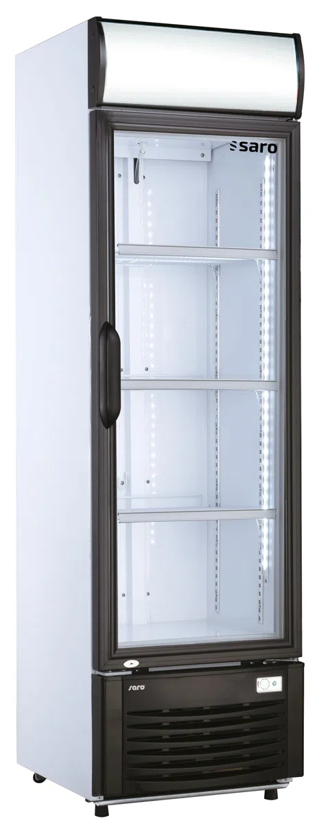 SARO Getränkekühlschrank mit Werbetafel, Modell GTK 282 M