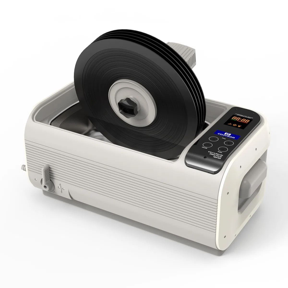 LifeBasis 6L Ultraschall Schallplattenreiniger Record mit Timer & Heizung | Professionelles Ultraschallreinigungsgerät 35kHZ 300W CD-4862 für Chirurgische Instrumente MechanischeTeile Laborgerät