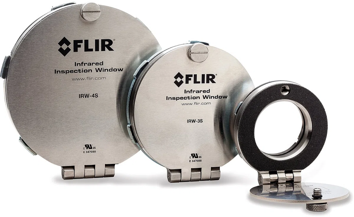 FLIR IR-Inspektionsfenster aus Edelstahl 4 Zoll, 1 Stück, IRW-4S