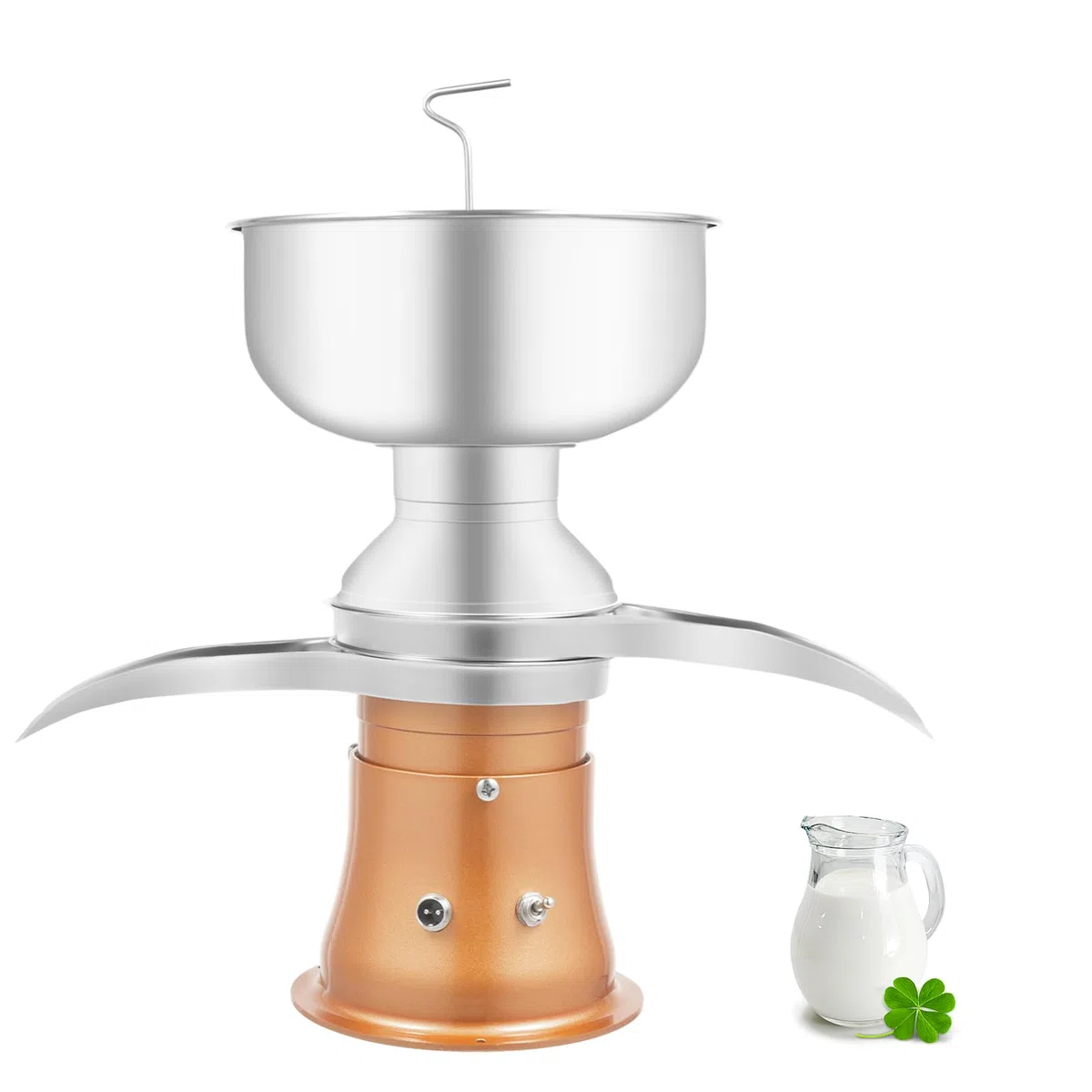 Milchzentrifuge Elektrische Milchzentrifuge Separator 50 L/H Milch Zentrifuge Milchseparator Milchcreme Separator Zentrifuge Trennmaschine Milk Cream Separator