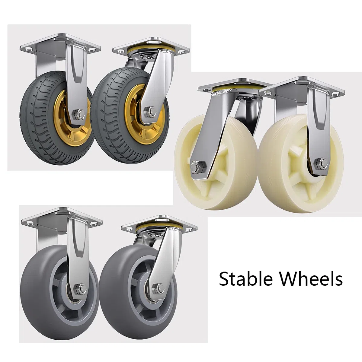 HeavyDu Faltbare Handkarre mit Rädern, Hochlastwagen für müheloses Bewegen schwerer Gegenstände und Equint Portab & Design