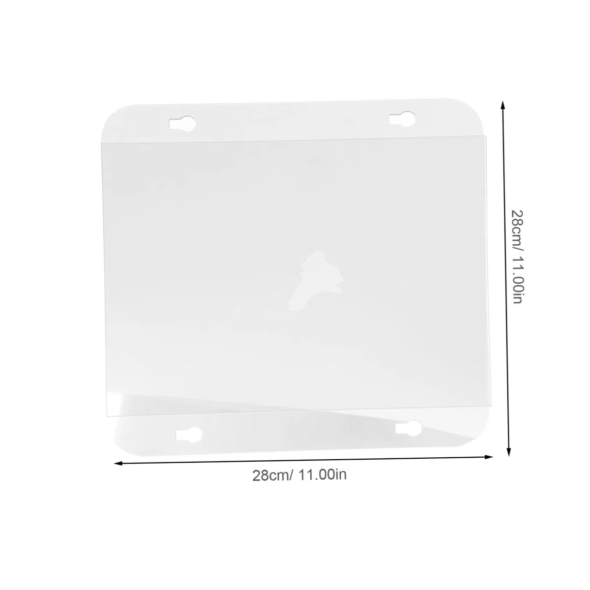 2 Stück Acryl Schildhalter 8,5x11 Zoll mit Robusten Saugnäpfen Transparent Werkzeuglos Montierbar für Fenster Glastüren Ladenschild und Posterhalter für Büro Geschäft Café