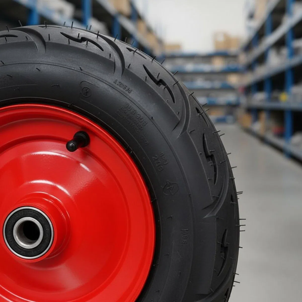 Luftreifen Wagenrad Ersatzrad Rad Reifen Gummirad Transportrolle Handwagenrad Sackkarrenrad Tragfähig mit Dicker Gummimischung Und Kugellager für Gartenwagen Werkstattfahrzeuge Umzug, 350-4