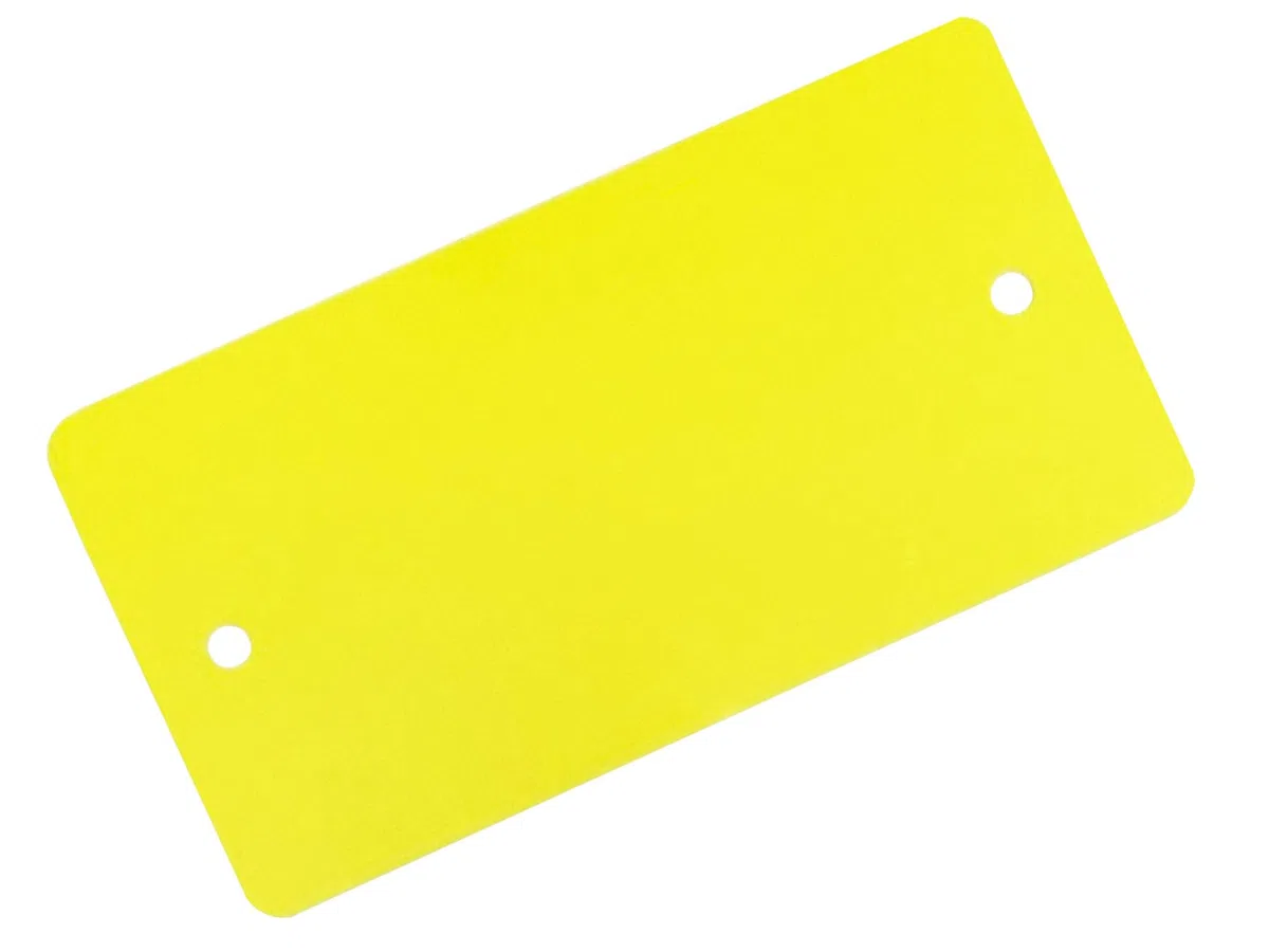 PVC-Etiketten Gelb | 120 mm x 65 mm | 1000 Stück | Strapazierfähige Beschriftungsetiketten für Lager, Logistik und Kennzeichnung